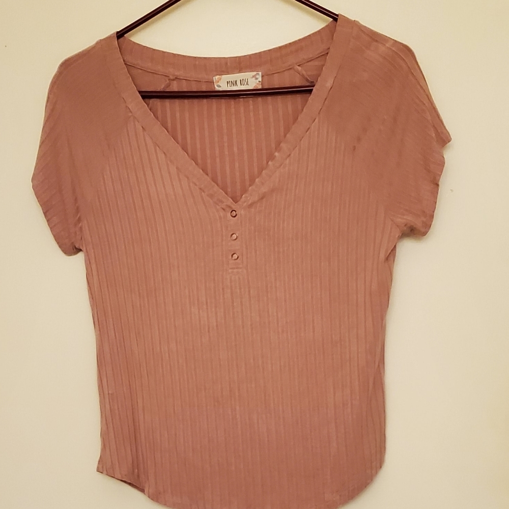 Light pink top